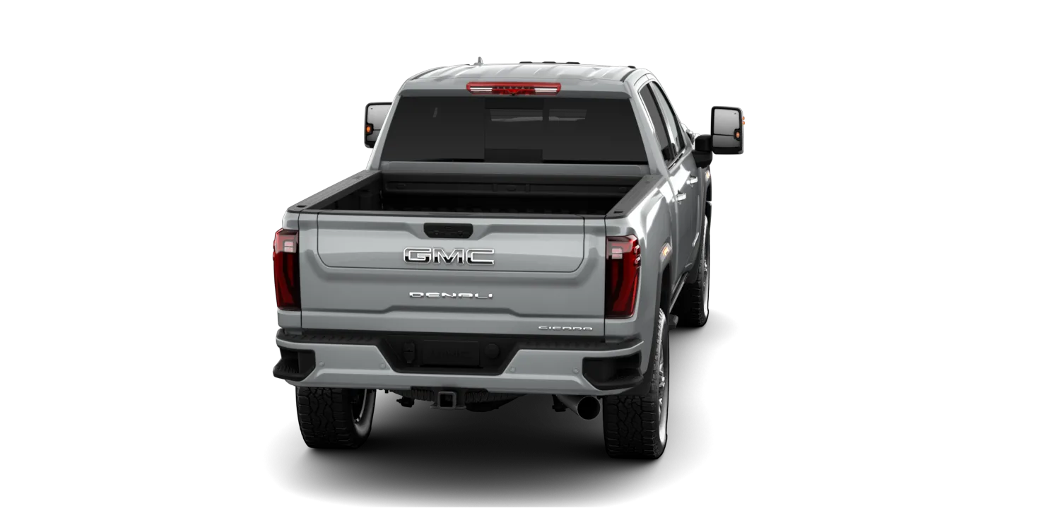 2026 GMC Sierra 3500HD Denali Ultimate in Sterling Metallic, GMC studio render, in stock at Charlie Obaugh in Staunton, Virginia