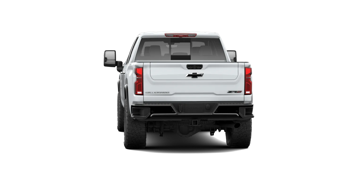 2026 Chevrolet Silverado 2500HD ZR2 in Summit White, GMC studio render, in stock at Charlie Obaugh in Staunton, Virginia