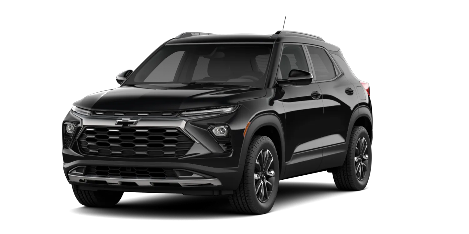 2026 Chevrolet TrailBlazer ACTIV in Mosaic Black Metallic, GMC studio render, in stock at Charlie Obaugh in Staunton, Virginia