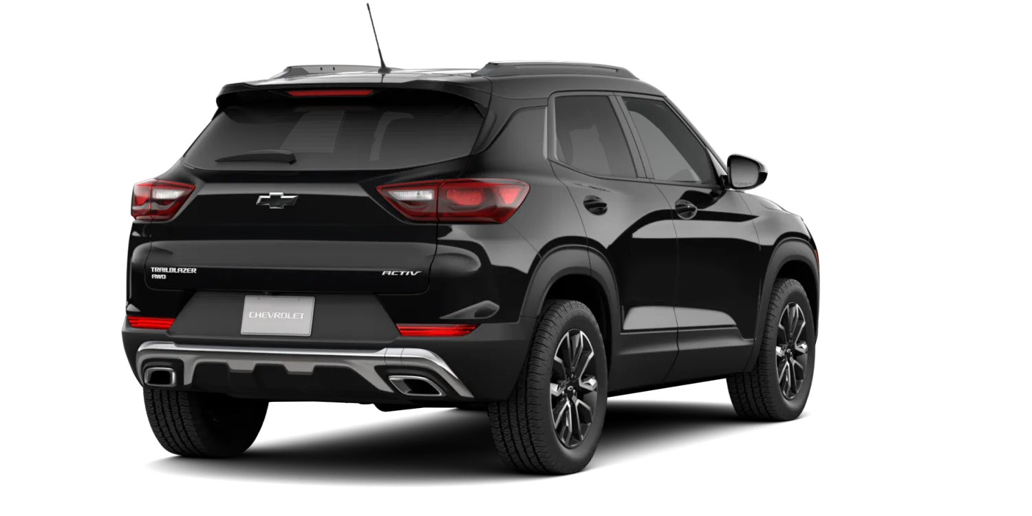2026 Chevrolet TrailBlazer ACTIV in Mosaic Black Metallic, GMC studio render, stock number 26C451, in stock at Charlie Obaugh in Staunton, Virginia