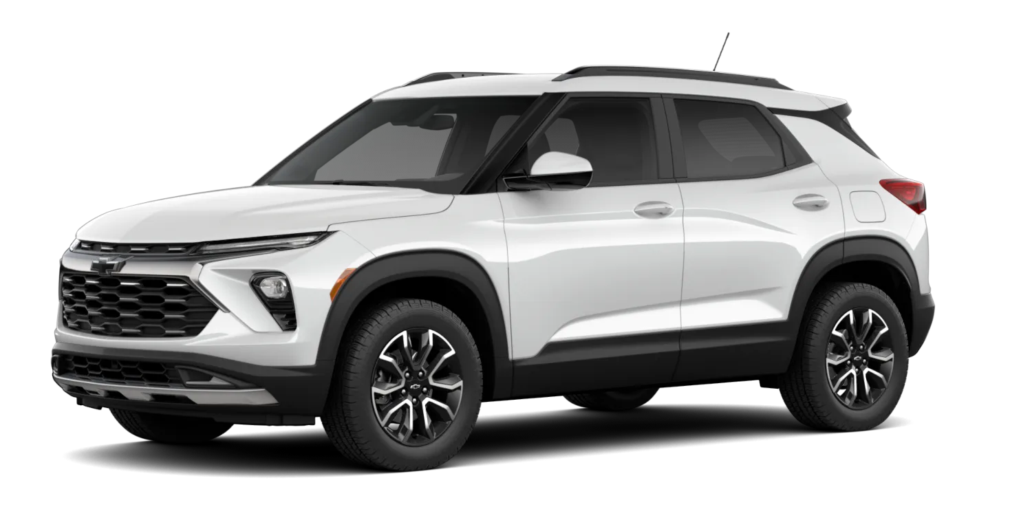 2026 Chevrolet TrailBlazer ACTIV in Iridescent Pearl Tricoat, GMC studio render, in stock at Charlie Obaugh in Staunton, Virginia