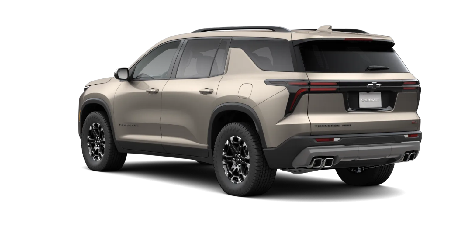 2027 Chevrolet Traverse Z71 in Sandstone Gray, GMC studio render, in stock at Charlie Obaugh in Staunton, Virginia